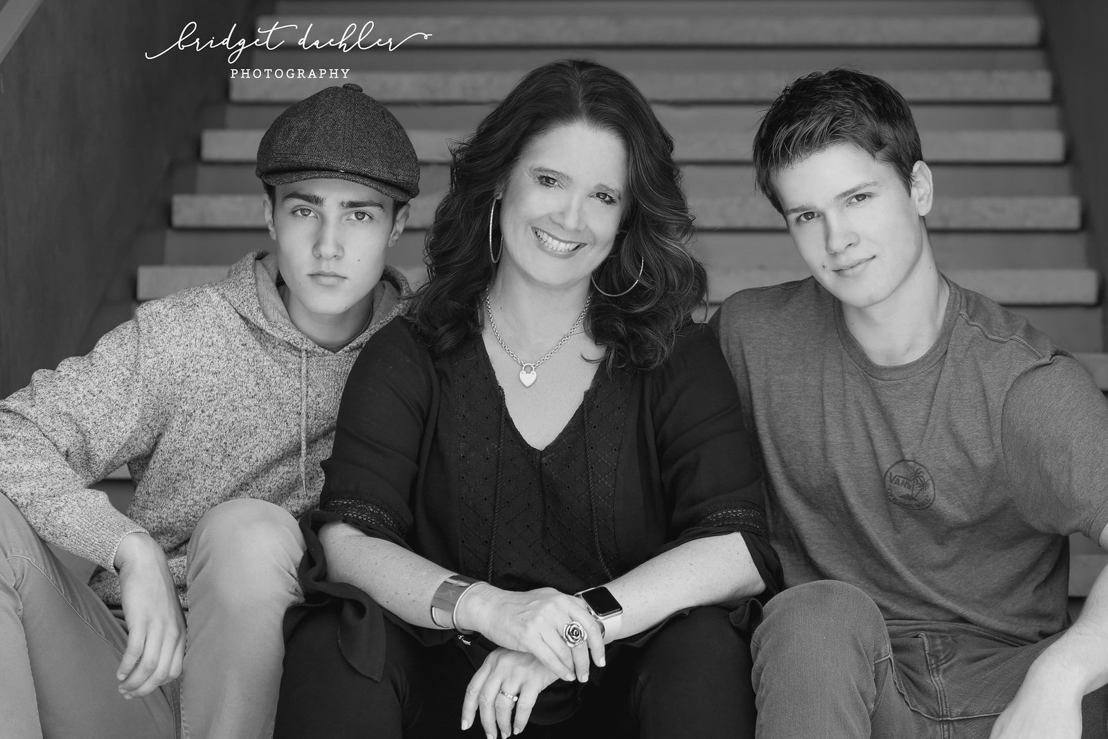 Candid family moment photographed outdoors on location in Austin, Texas (horizontal frame 24, variation 3)
