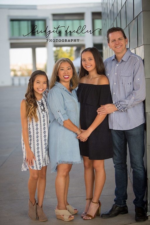 Quiet family portrait moment in warm natural light near Austin, Texas (vertical frame 40, variation 4)