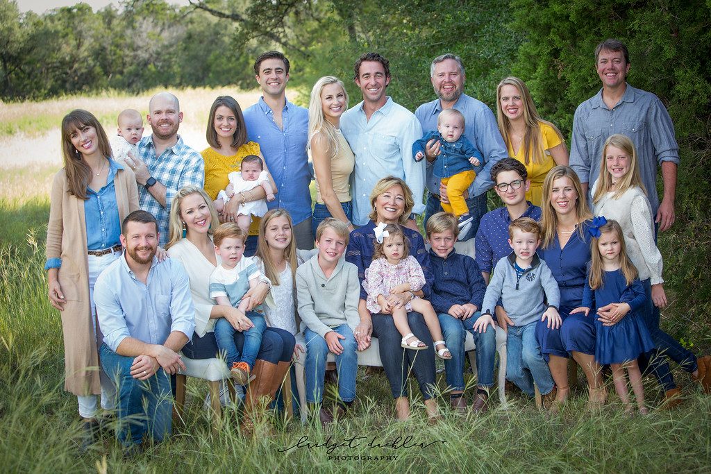 Sibling portrait from an outdoor family session in the Austin area (horizontal frame 46, variation 5)