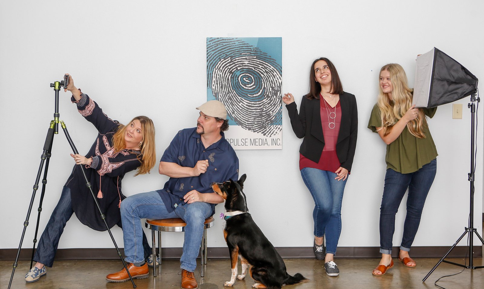 Environmental brand portrait made for an Austin, Texas business (horizontal frame 16, variation 2)