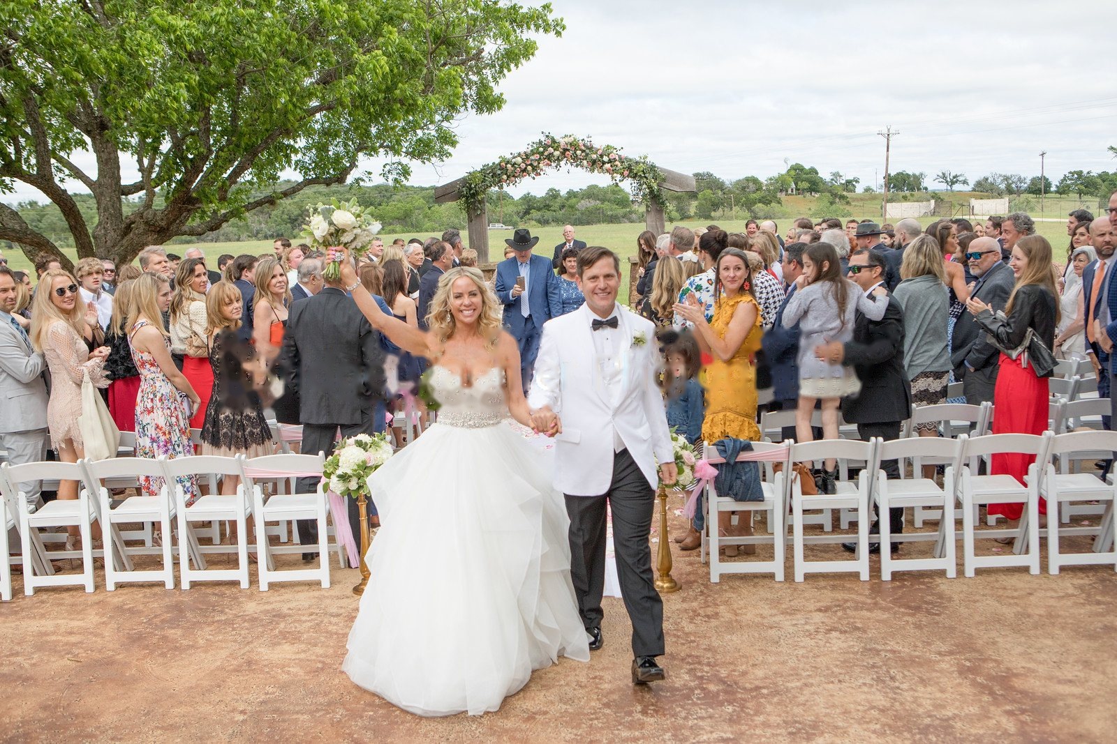 Wedding photograph from a Texas Hill Country celebration near Austin (horizontal frame 21, variation 6)